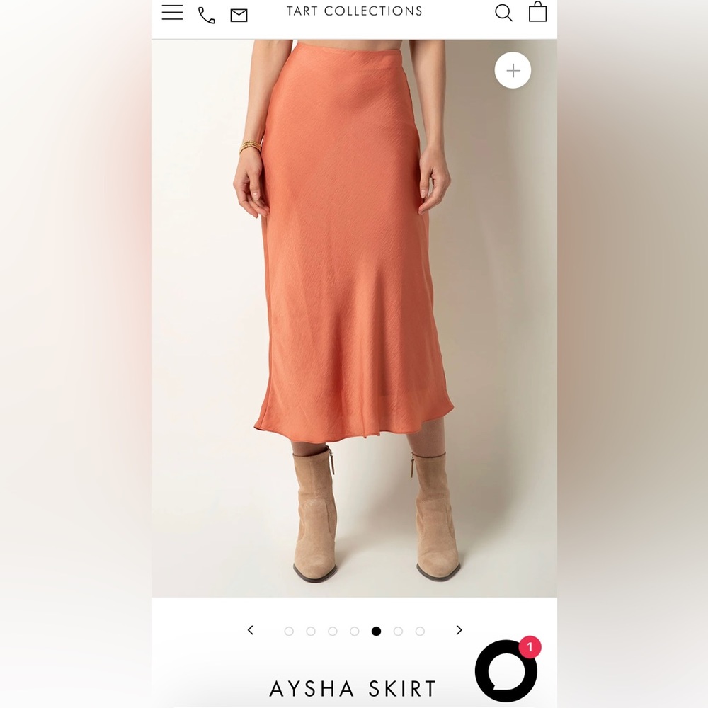 TART Collection, Aysha Skirt, size S, copper coin